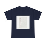 Mixtape Tracklist Notebook Tee | Classic