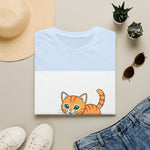 Cute Kitten Playing — Coloring Book Art Tee